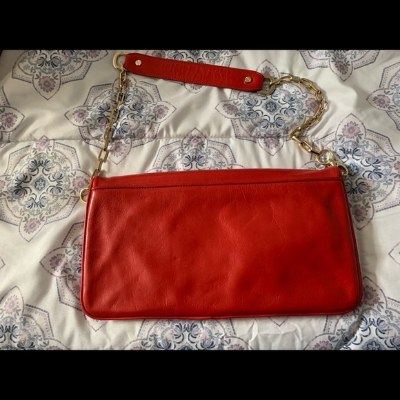 Authentic Tory Burch Leather Clutch - Picture 4 of 4